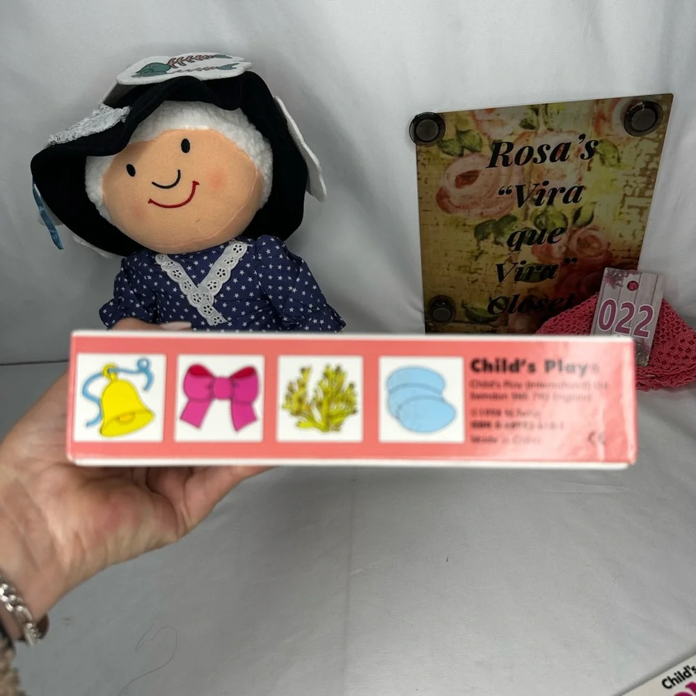 Vintage New without Bag Mrs Honey's Hat Polka Dot Doll with Book and Game Set - Picture 6 of 11
